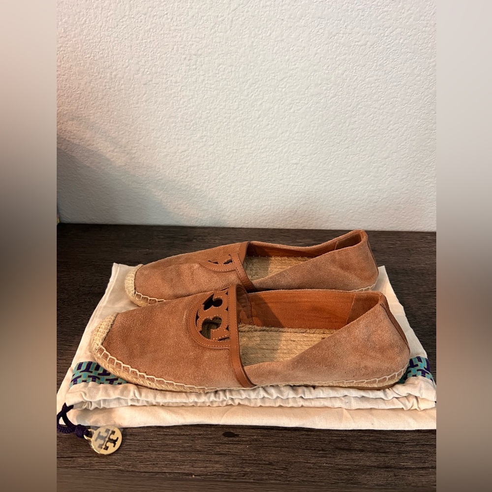 Tory Burch Tan Espadrilles